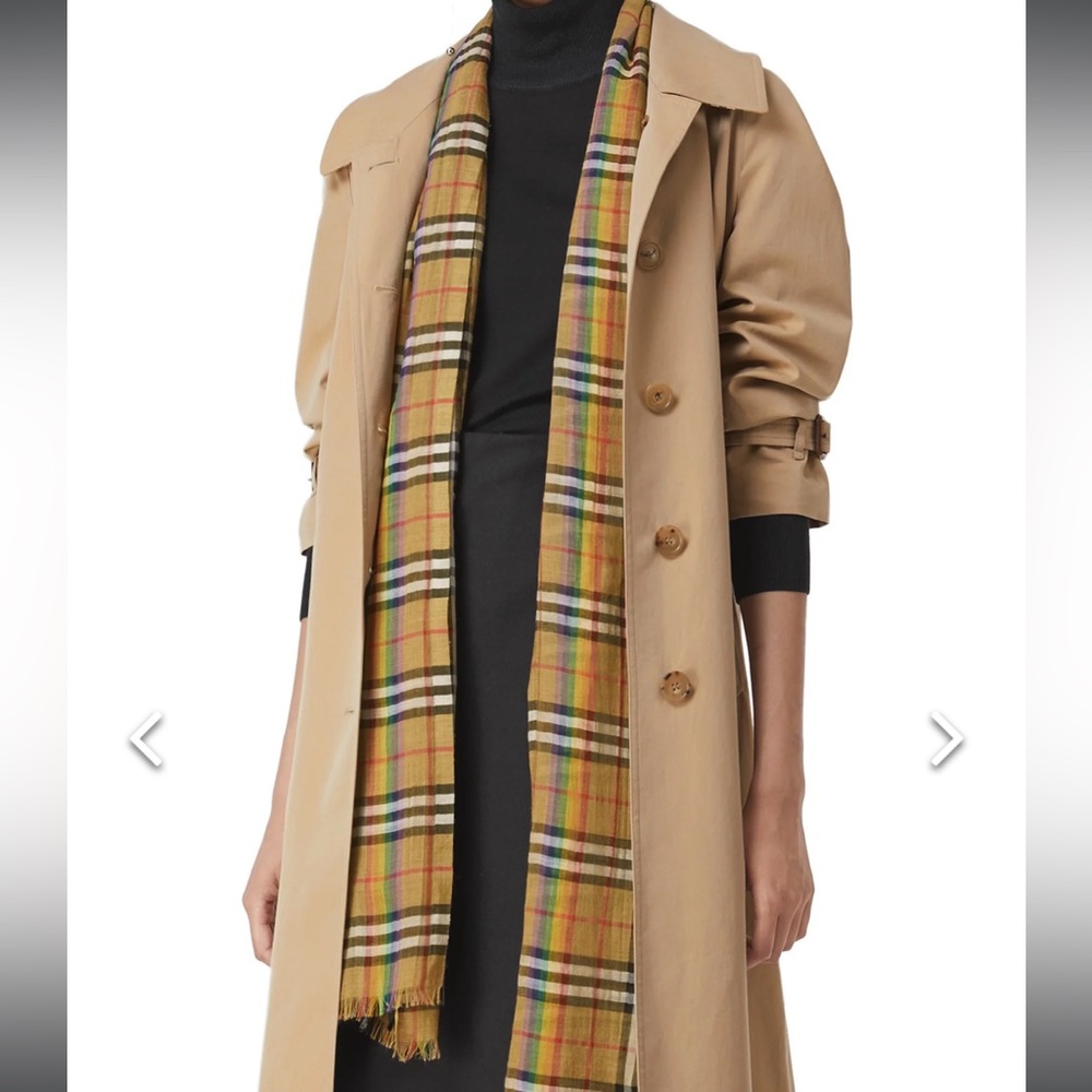 Burberry lightweight scarves